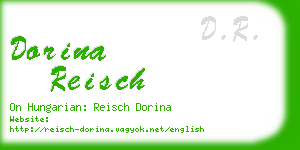 dorina reisch business card